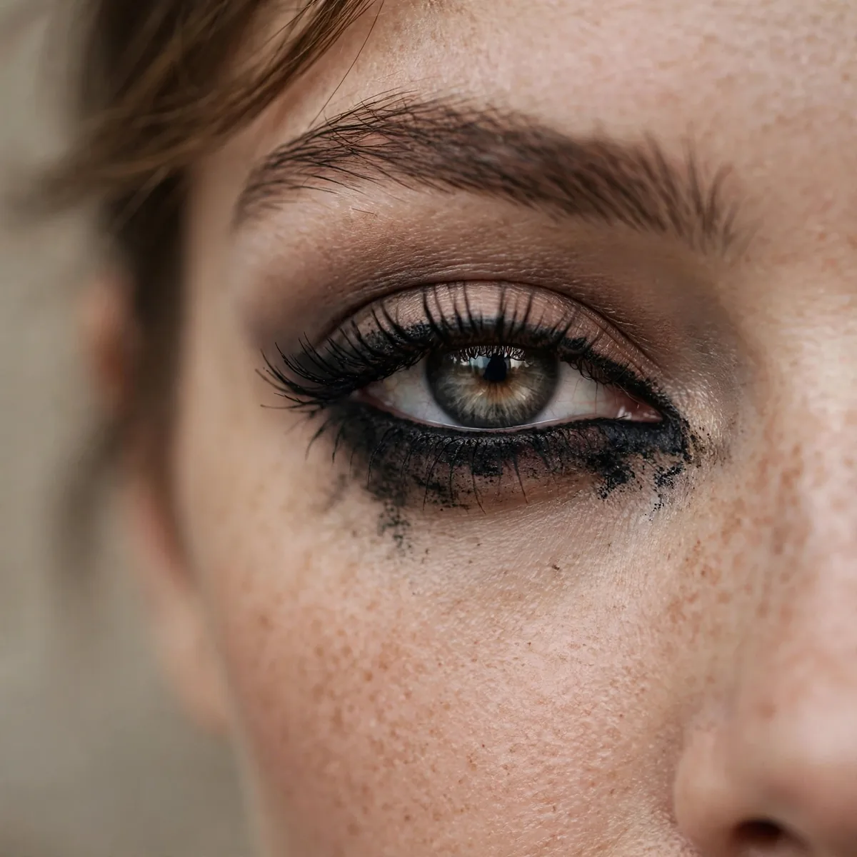 Black waterline grunge eye