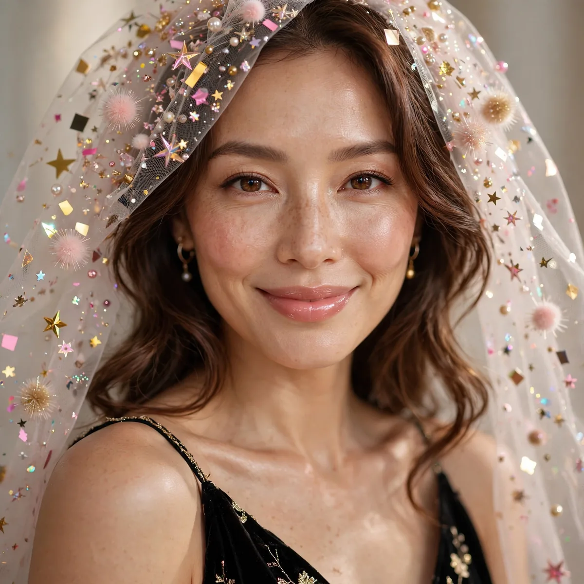 Fun veil for after party