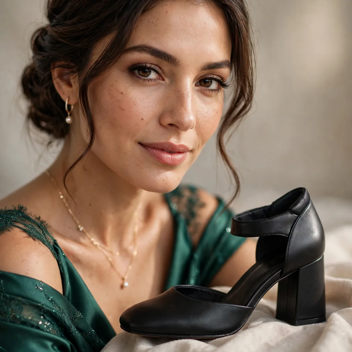 Block heels for dancing all night