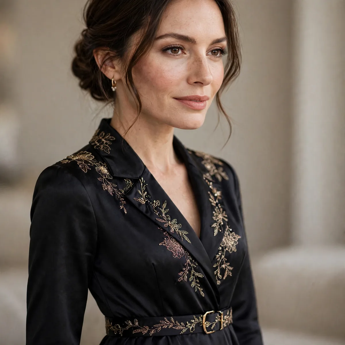 Elegant jumpsuit anniversary date