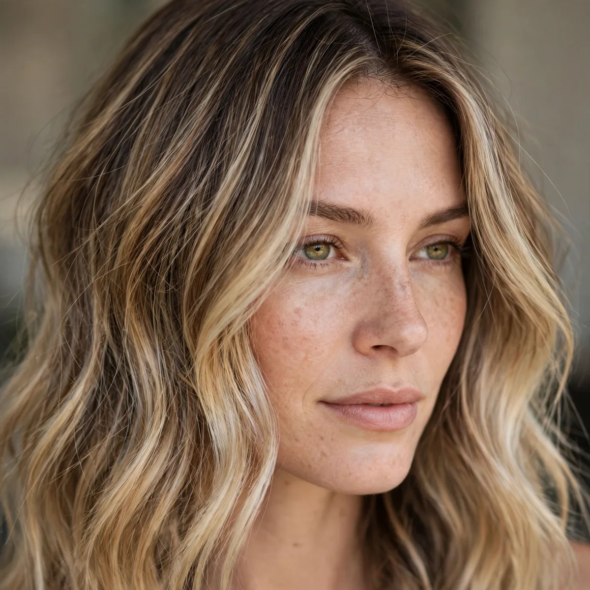 Babylights combined with balayage