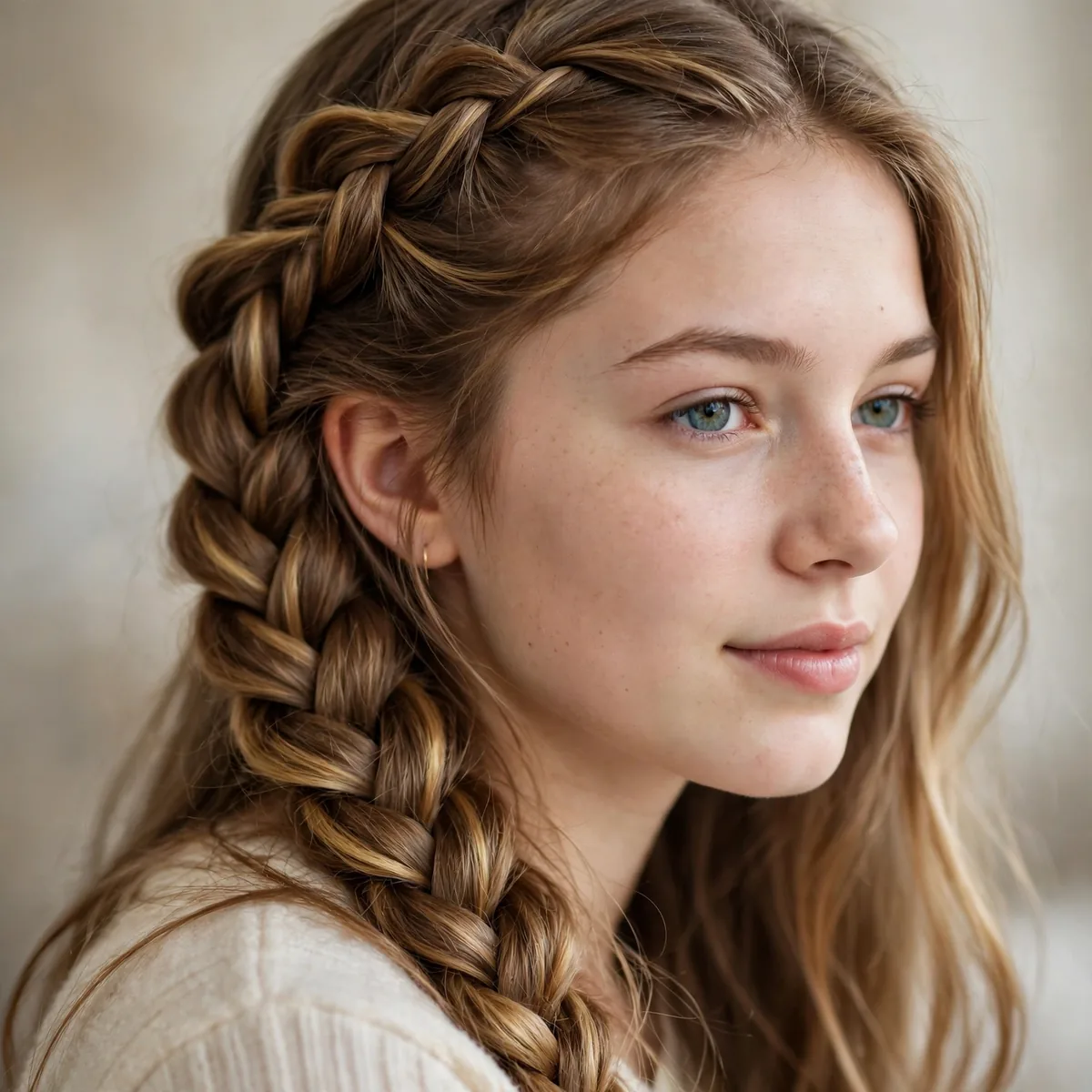 Fishtail braid for teens