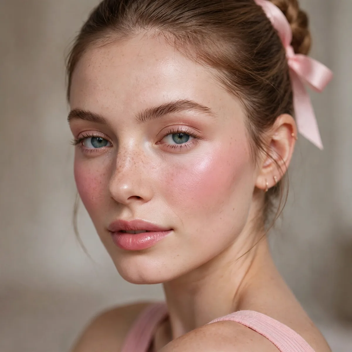Petal pink blush balletcore look