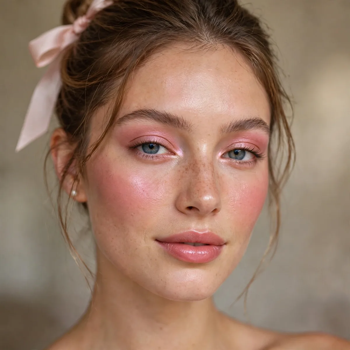 Rosy inner glow balletcore makeup