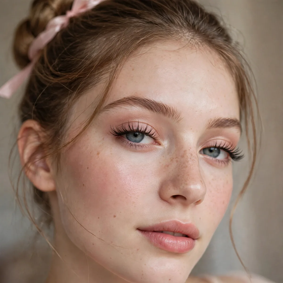 Soft fluttery lashes balletcore