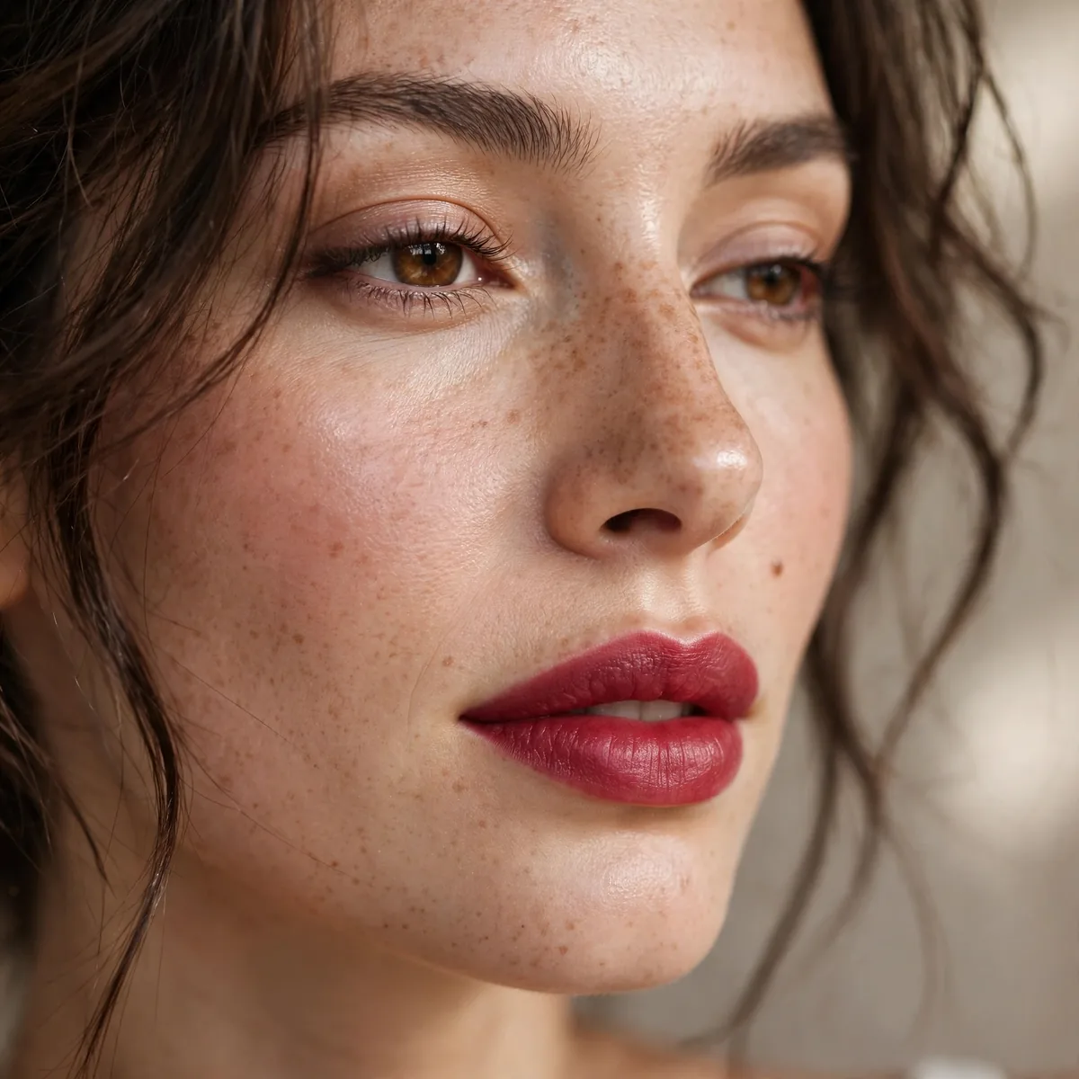 Long lasting berry lip stain