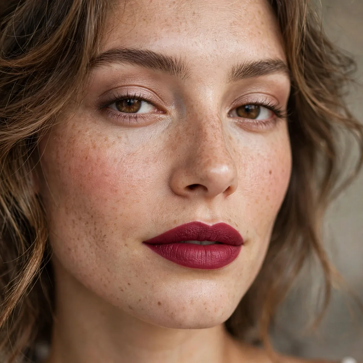 Matching berry lip liner