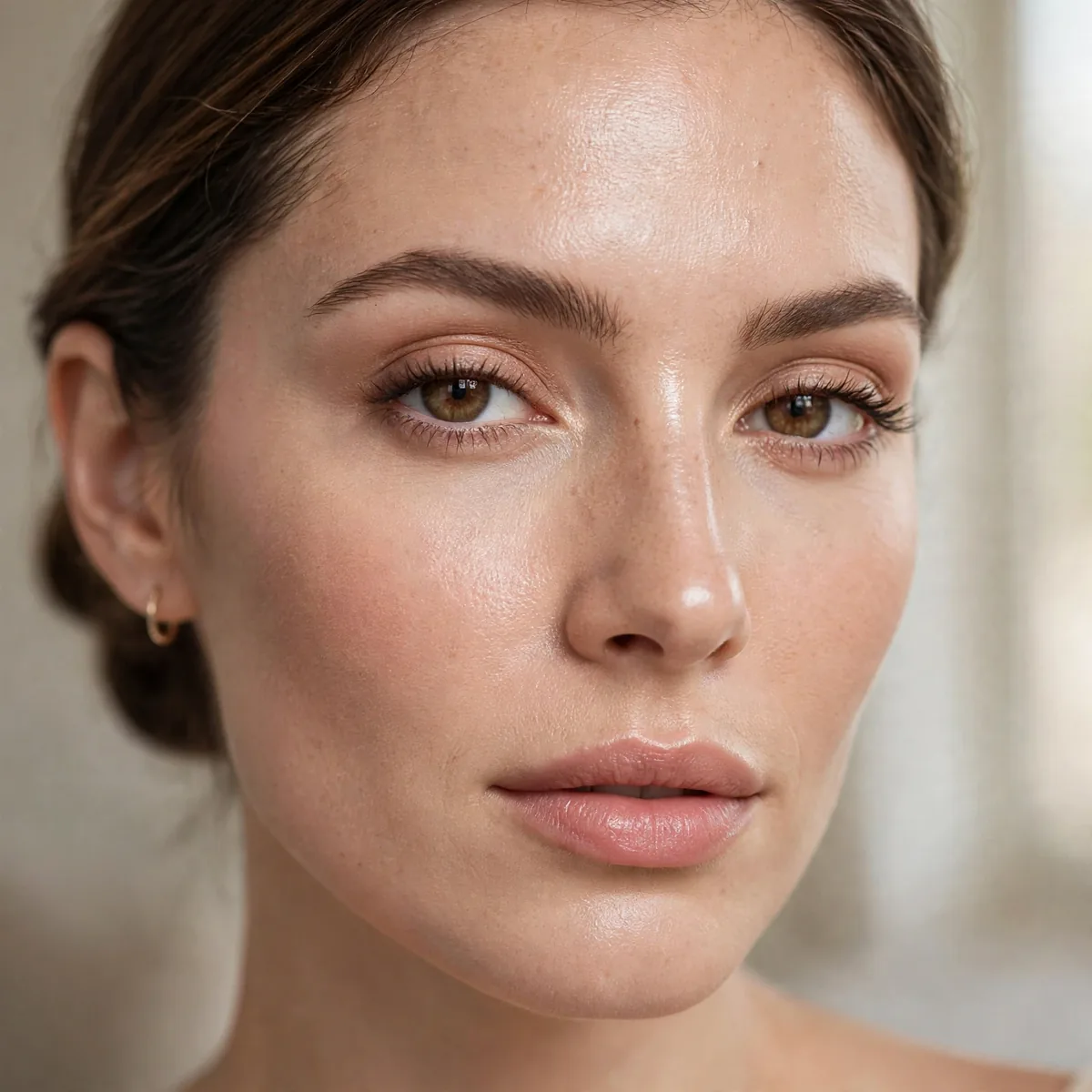 Thin foundation layers for oily skin