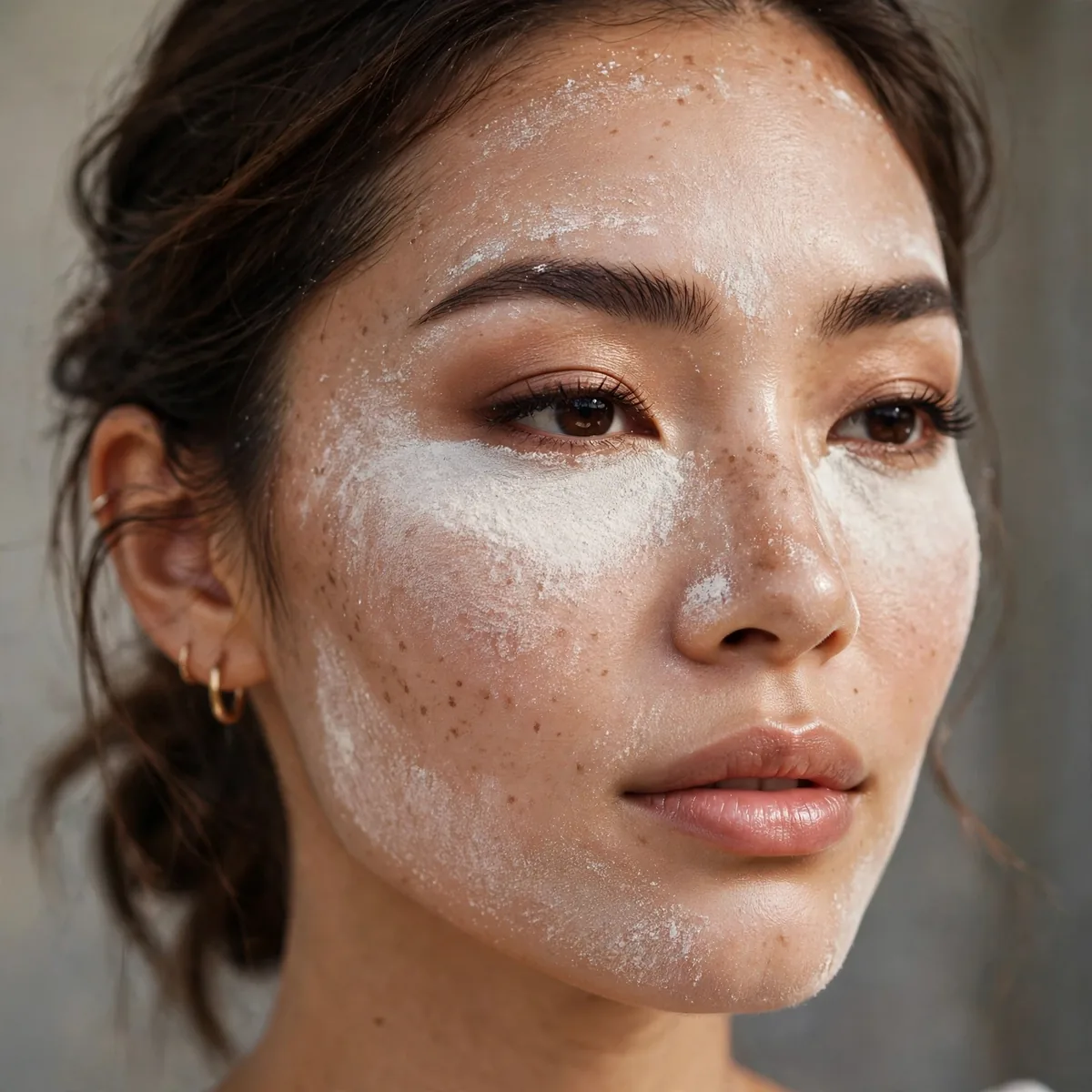 Baking technique for oily skin