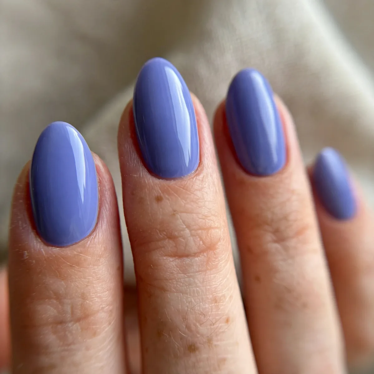 Periwinkle blue purple nails