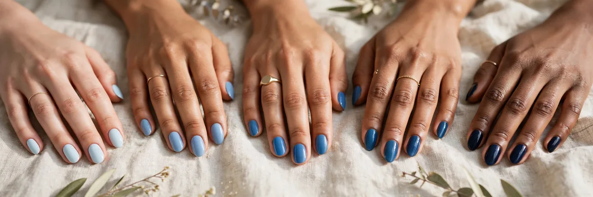 15 Blue Nail Ideas for Every Mood