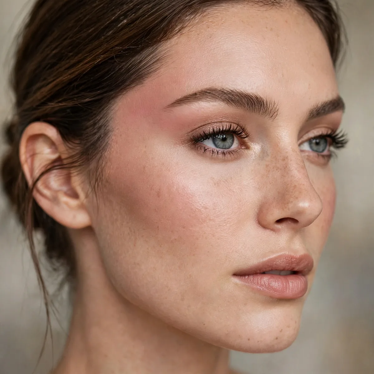 Temple blush placement