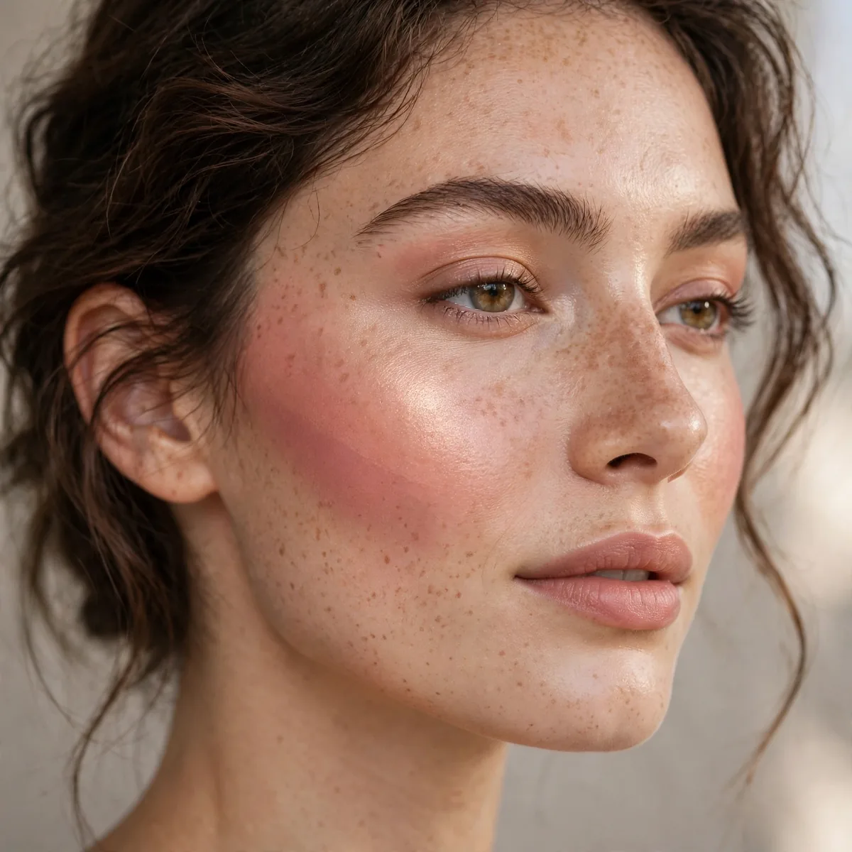 Layering blush finishes
