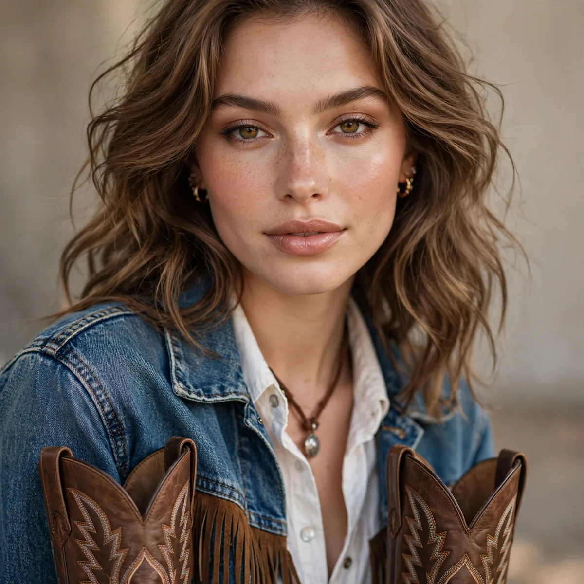 Cowboy boots styled outfit