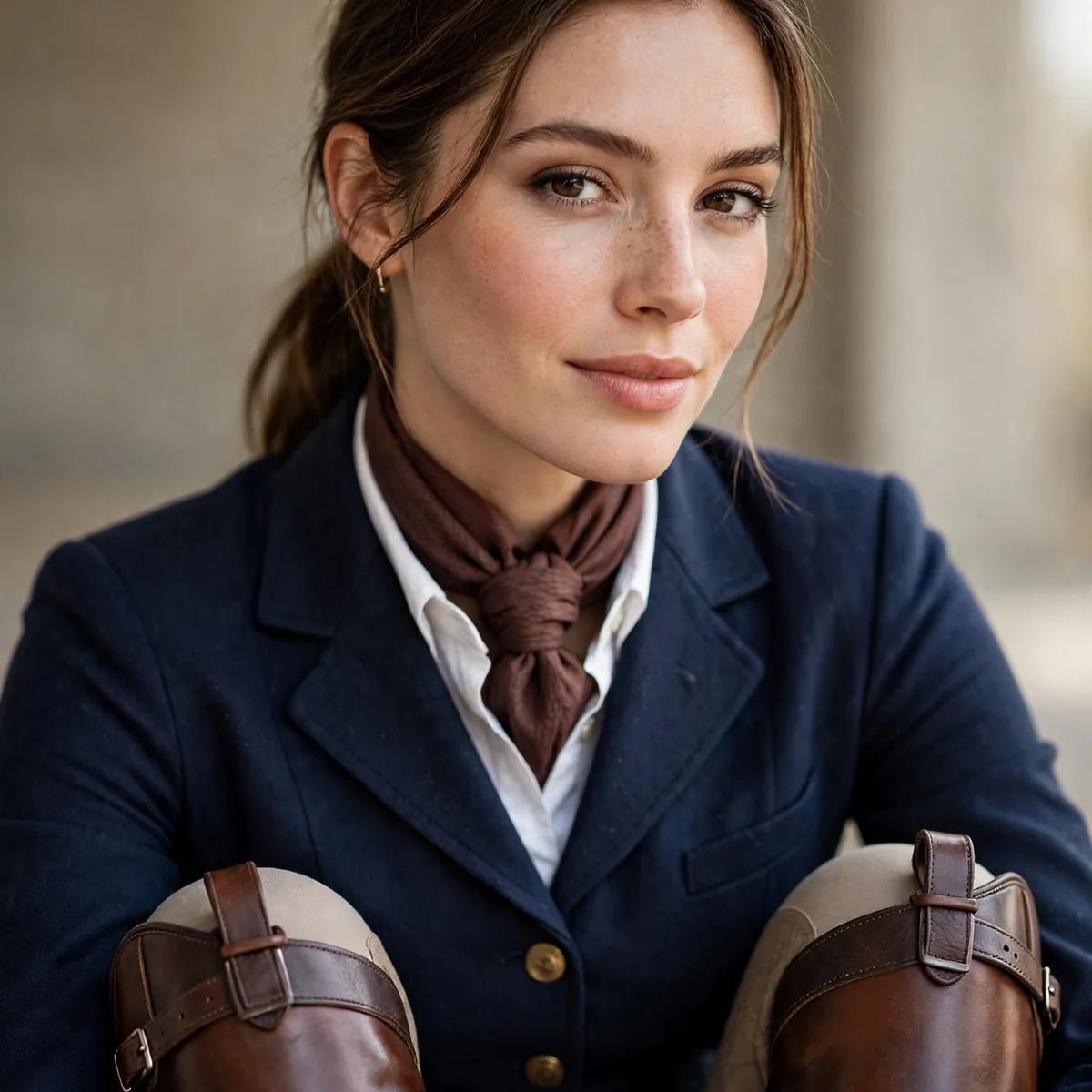 Classic riding boots outfit