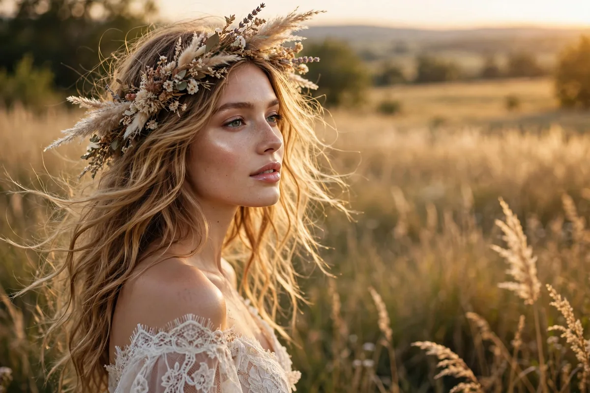 20 Boho Bridal Makeup Ideas for Free-Spirited Brides That Glow Softly All Day