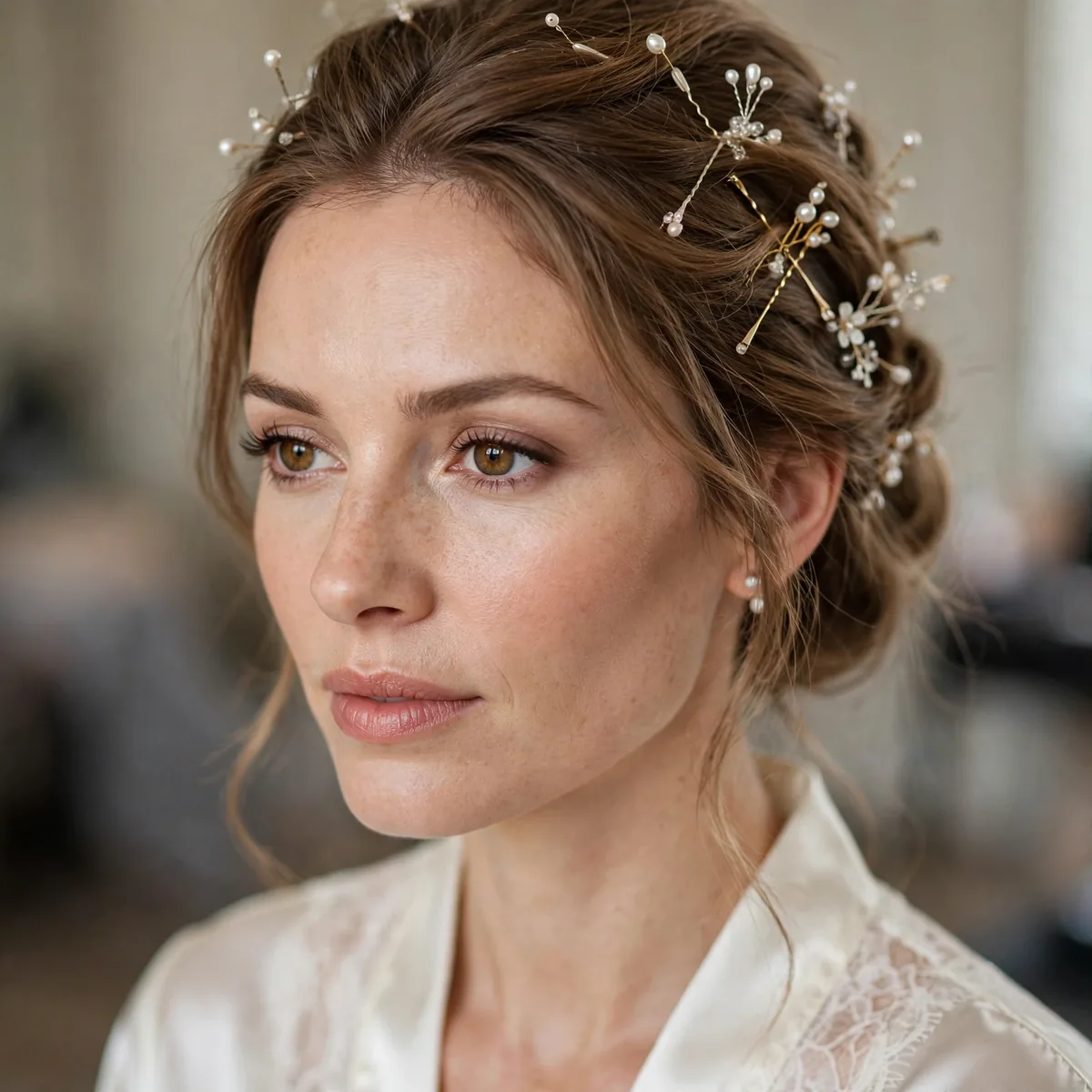 Bridal hair trial session