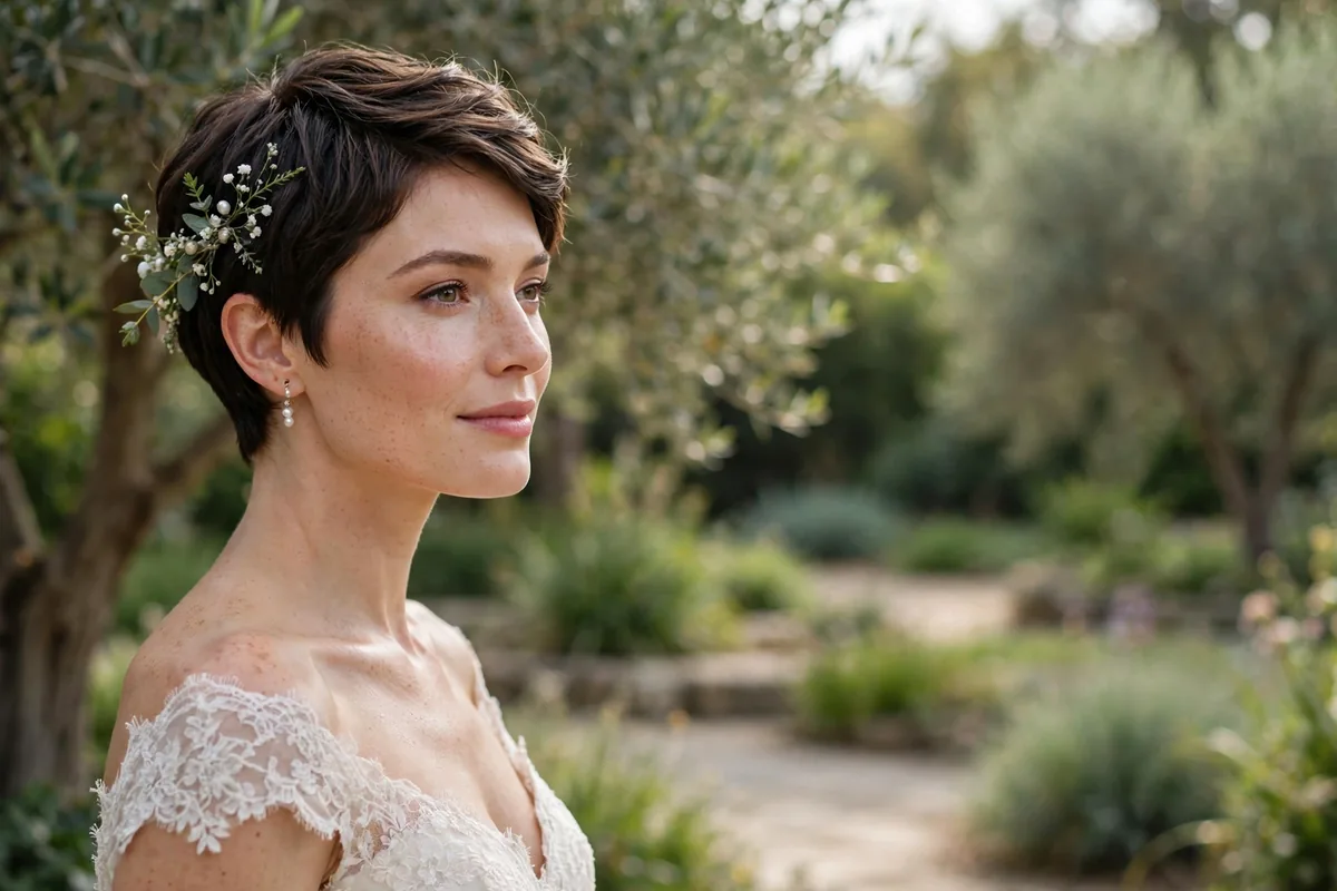 18 Bridal Hairstyles for Short Hair That Shine