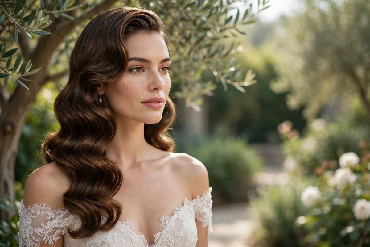 20 Bridal Hollywood Waves for Classic Brides That Hold Beautifully All Night