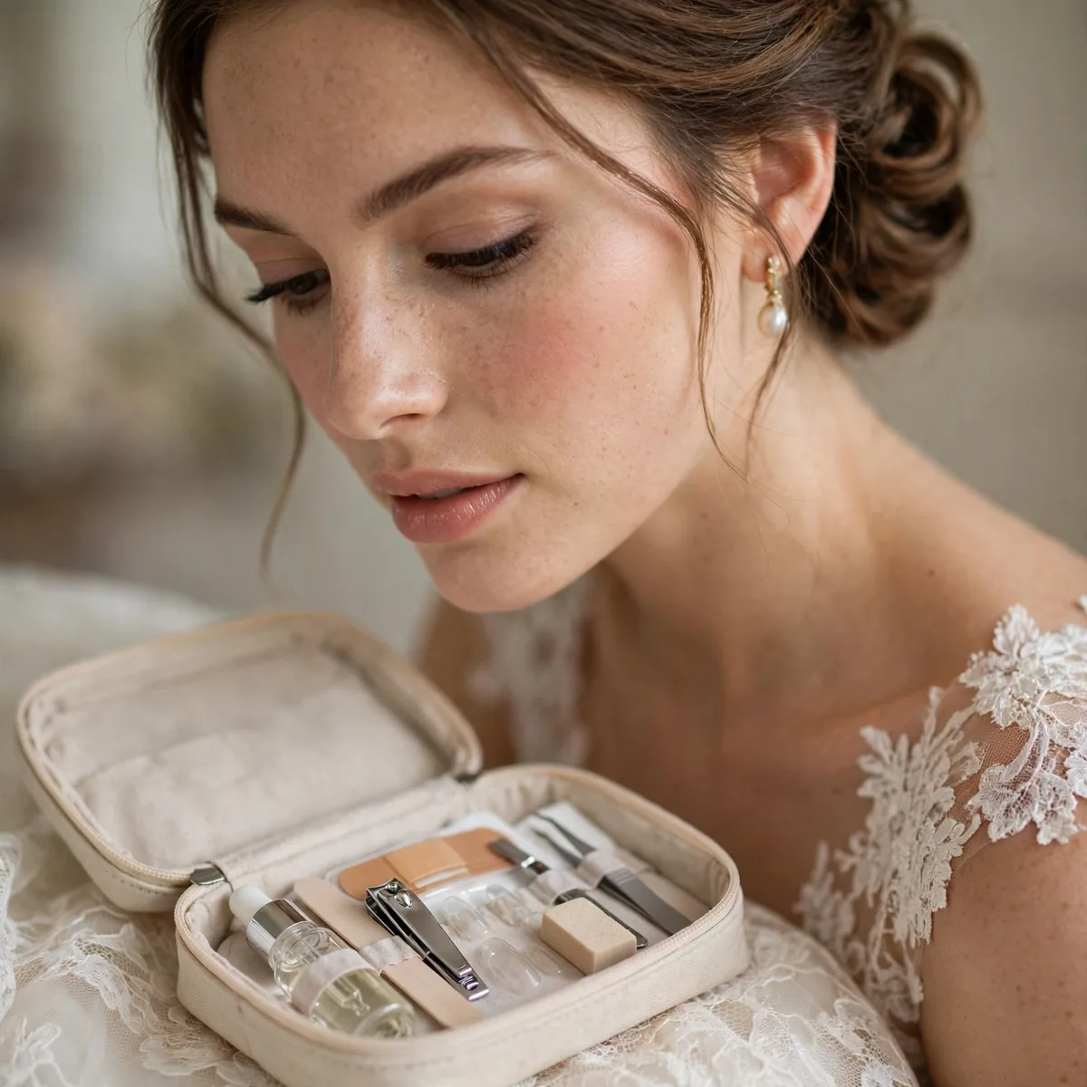 Nail emergency kit for wedding day