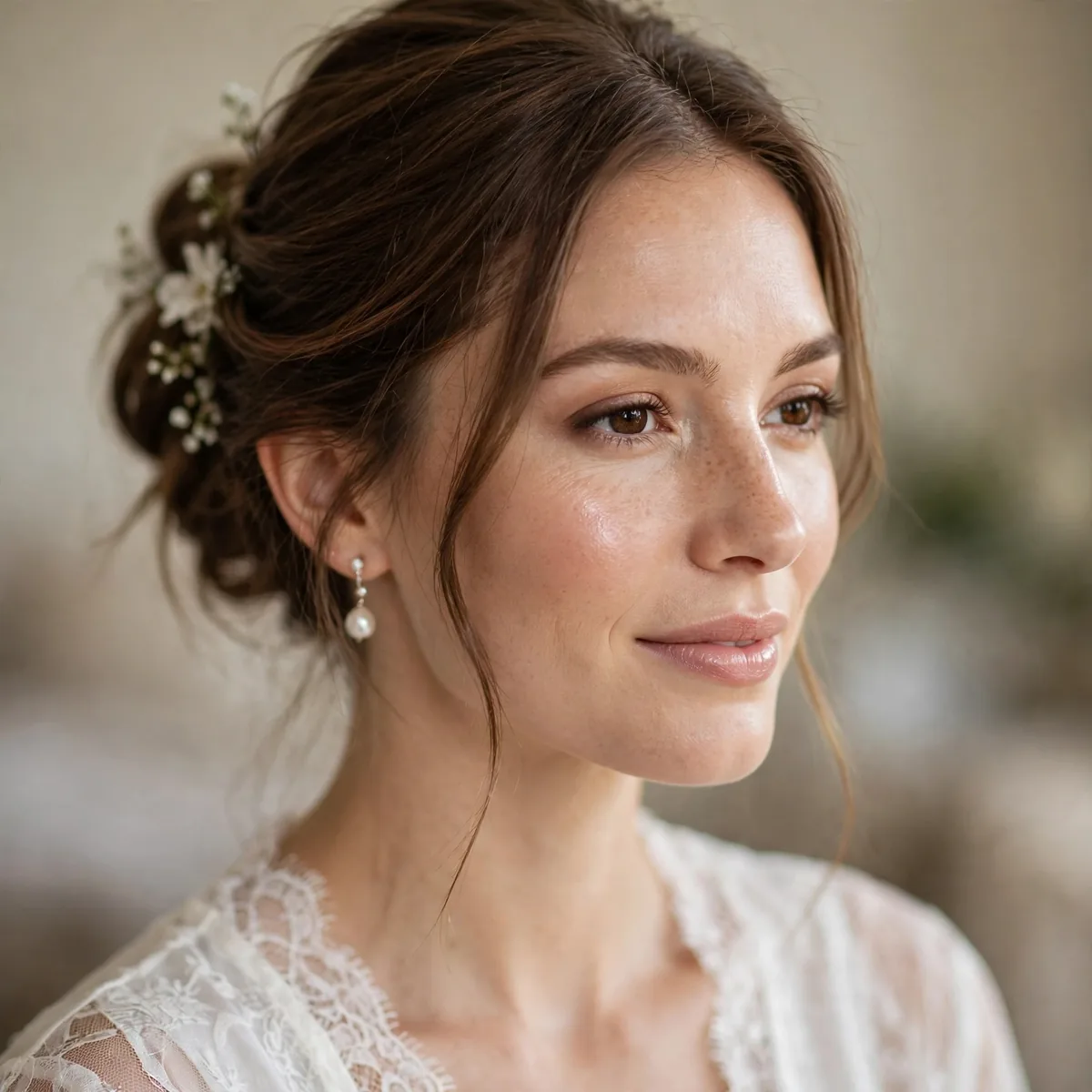 Bride at her shower