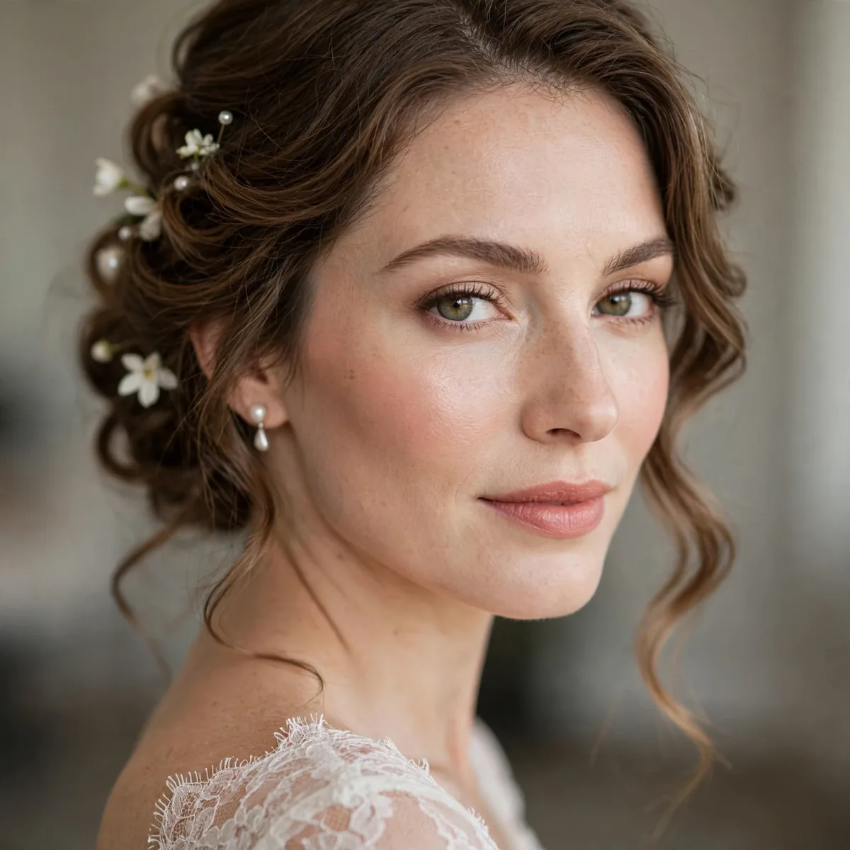 Bridal shower hair and makeup