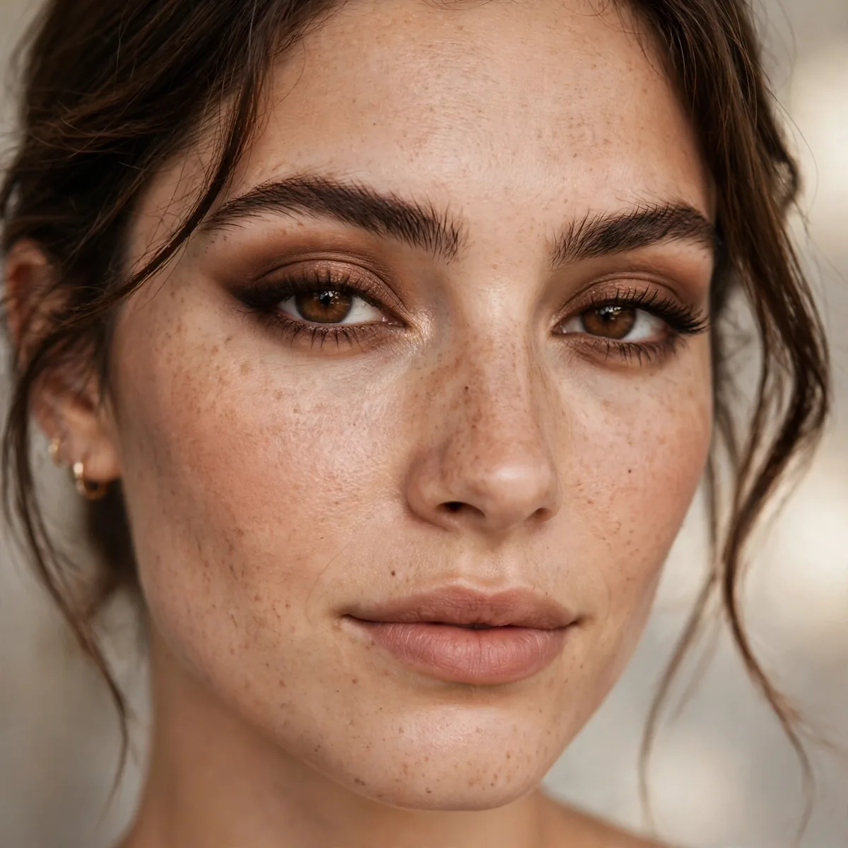 Espresso smokey eyeliner look