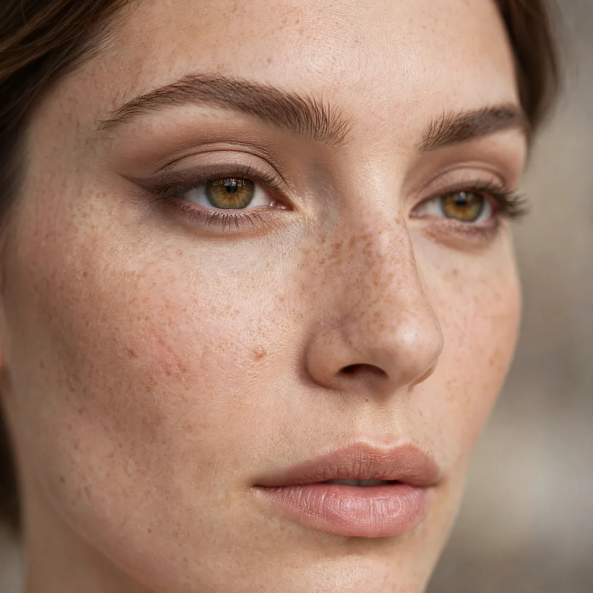 Taupe brown eyeliner definition