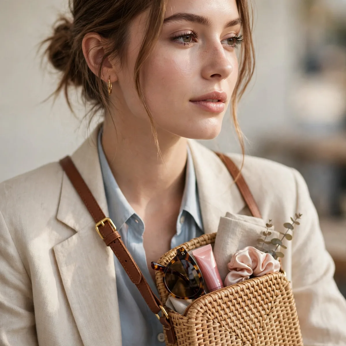 Small crossbody bag for brunch