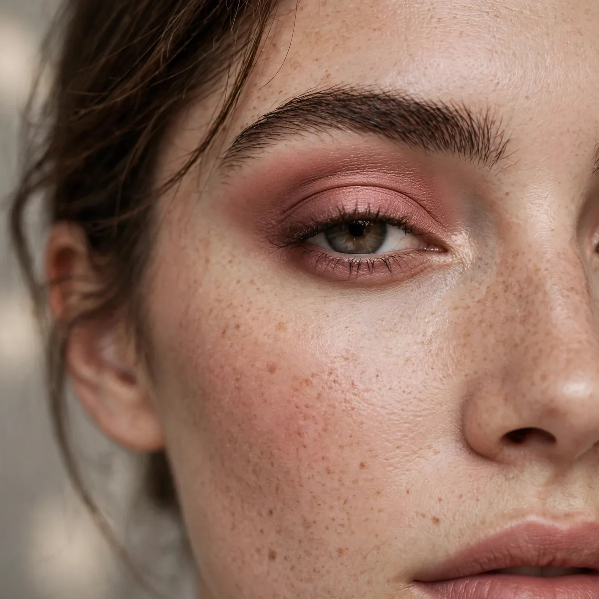 Rosewood monochrome eyeshadow look