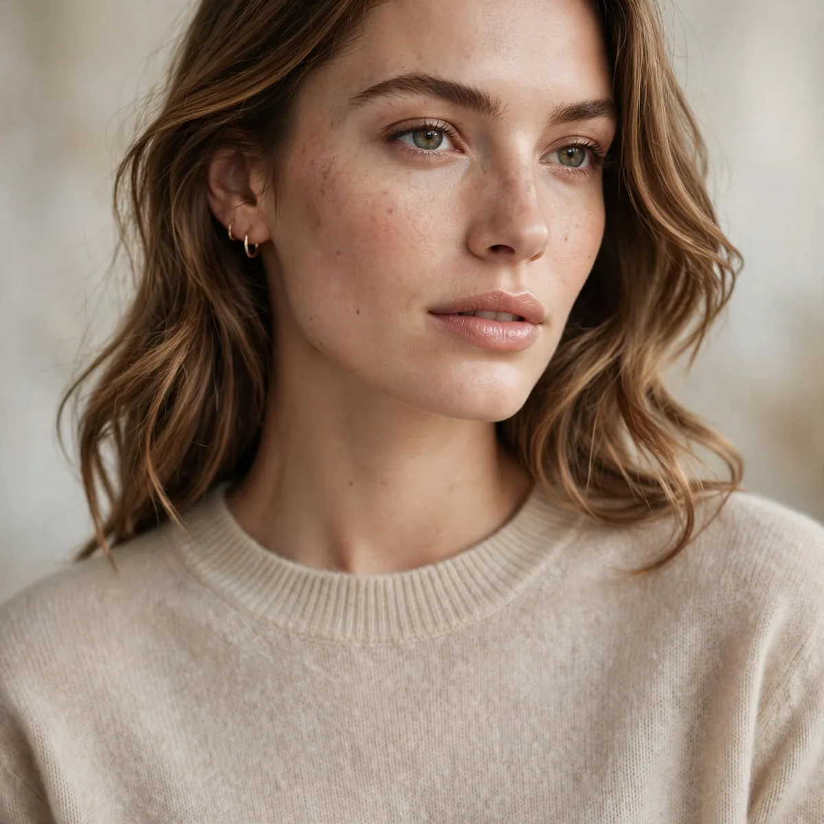 Cashmere crewneck sweater