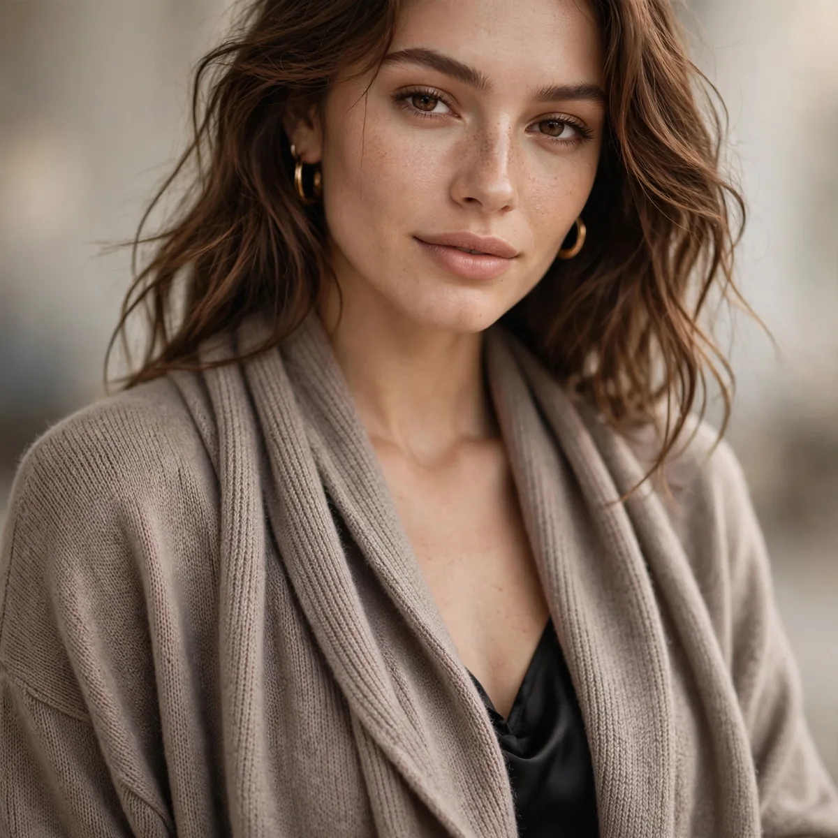 Waterfall drape cardigan