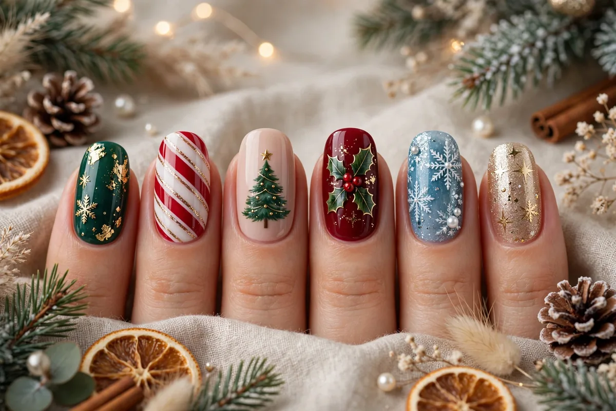 20 Christmas Nail Ideas for Festive Fingers