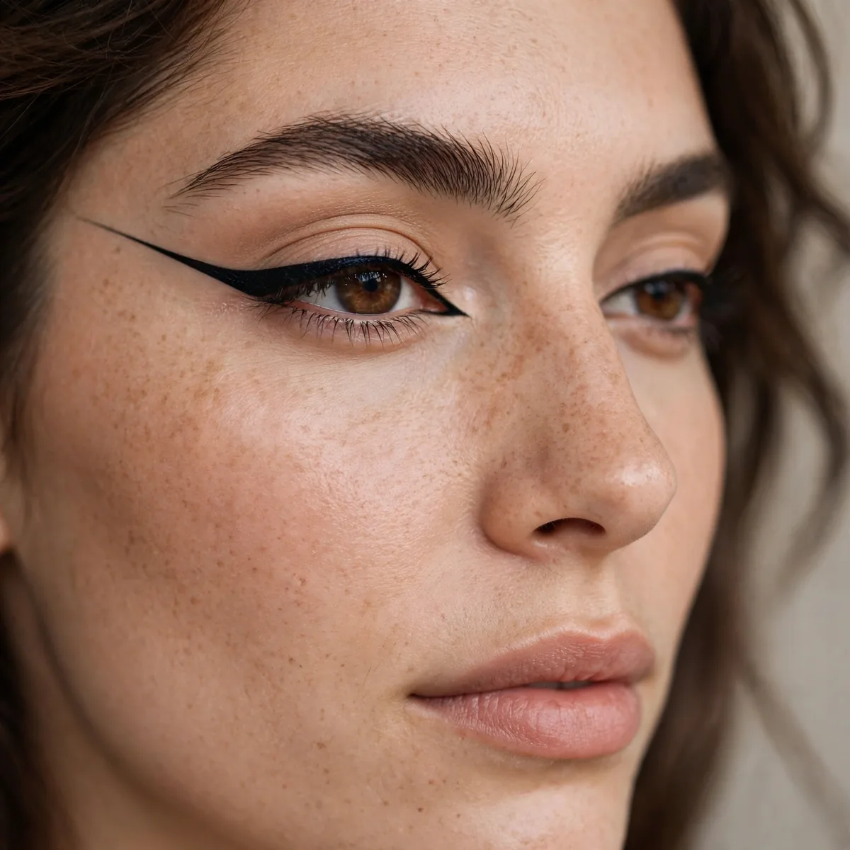Extended outer eyeliner for width