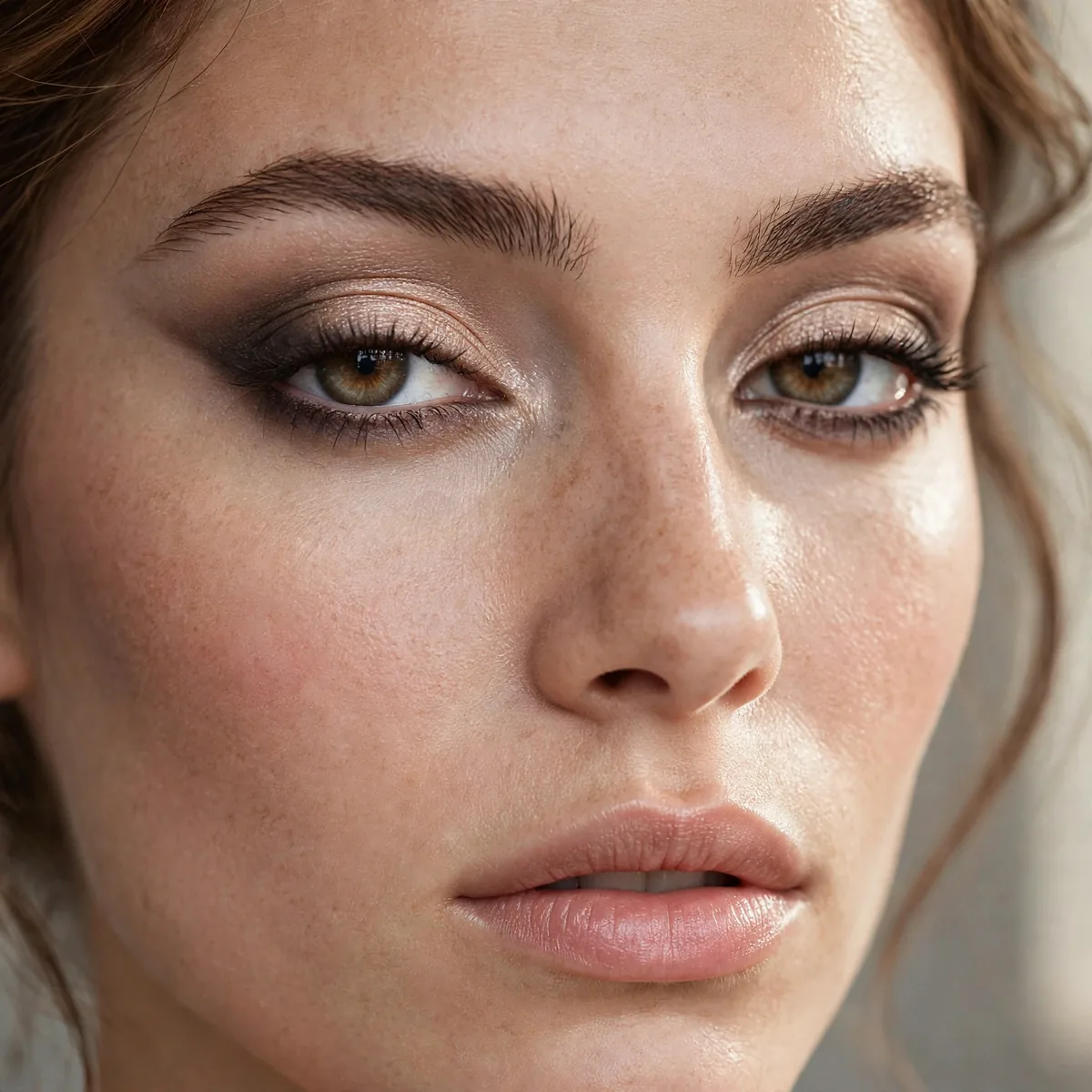 Smokey outer V for eye width