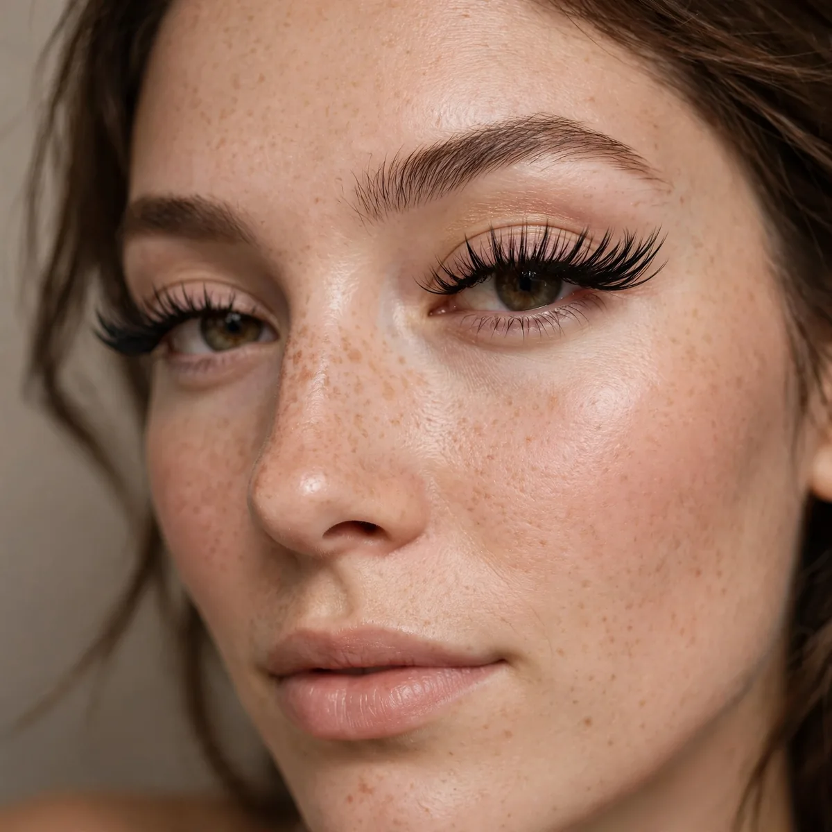 False lashes for eye widening
