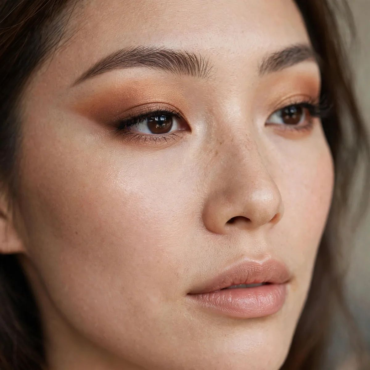 Outward eyeshadow shaping technique
