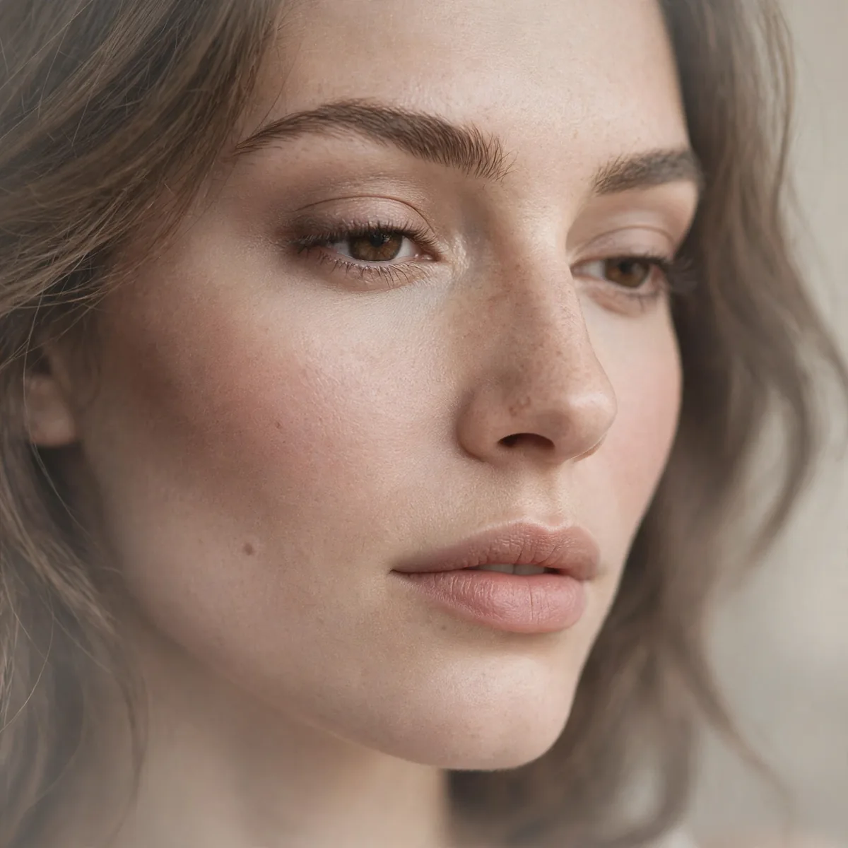 Hazy soft contour cloud skin