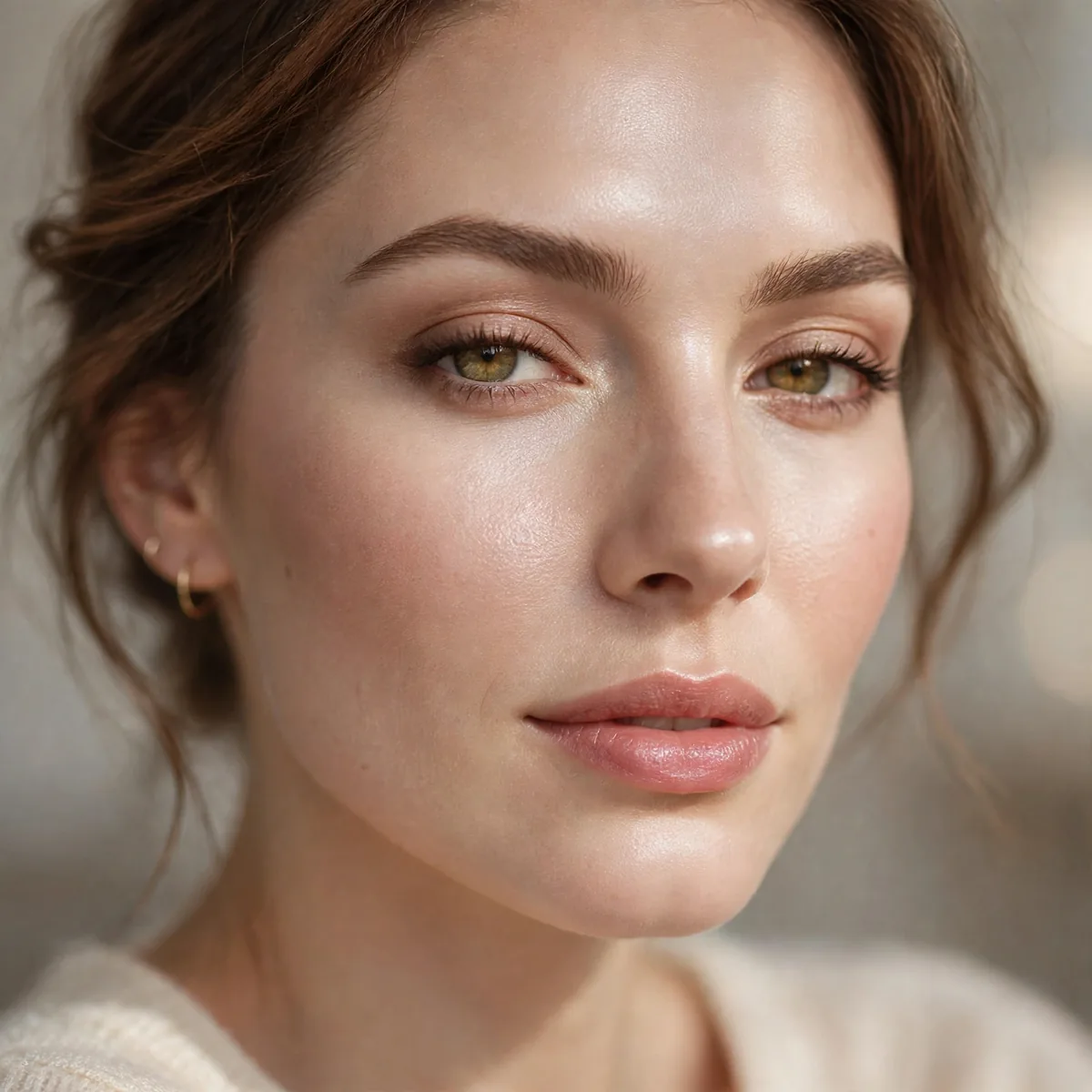 Subtle highlight cloud skin glow