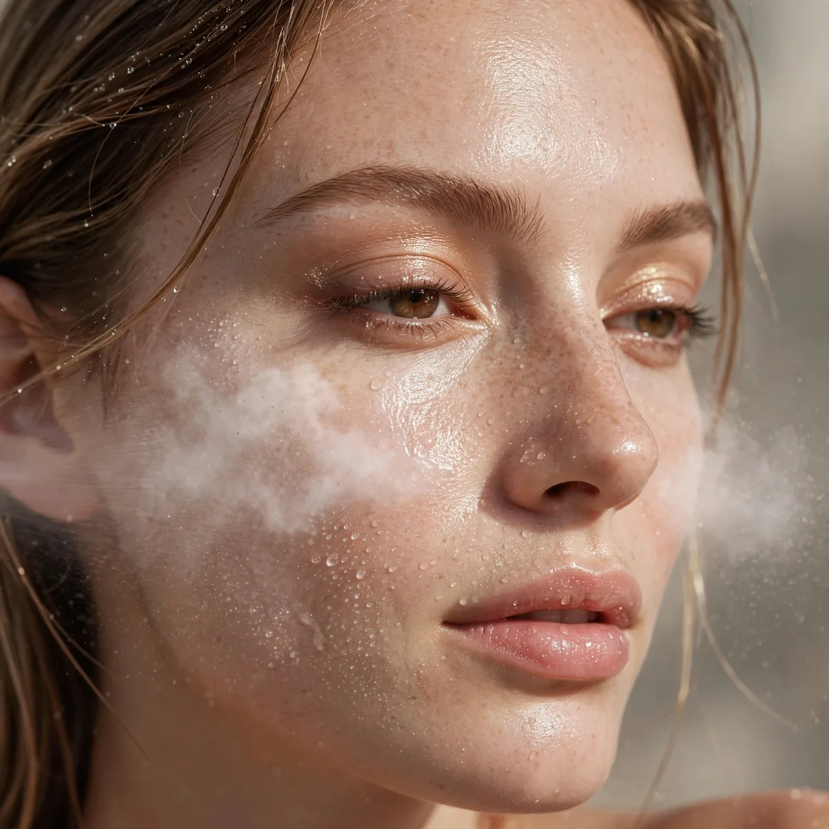 Setting spray melting cloud skin makeup