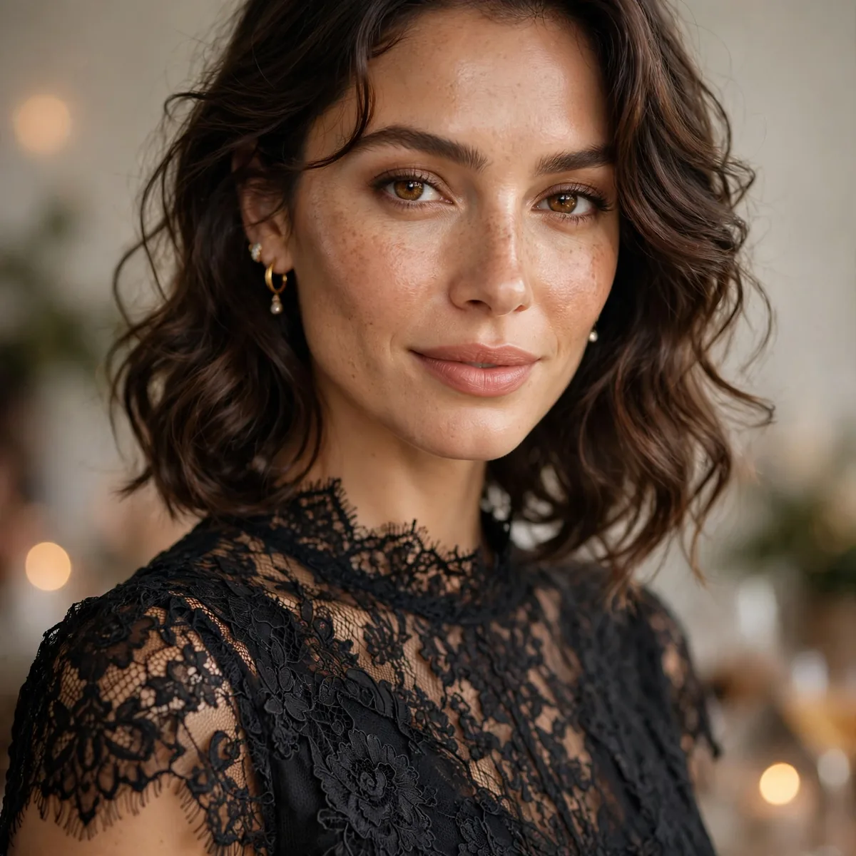 Lace midi dress cocktail party