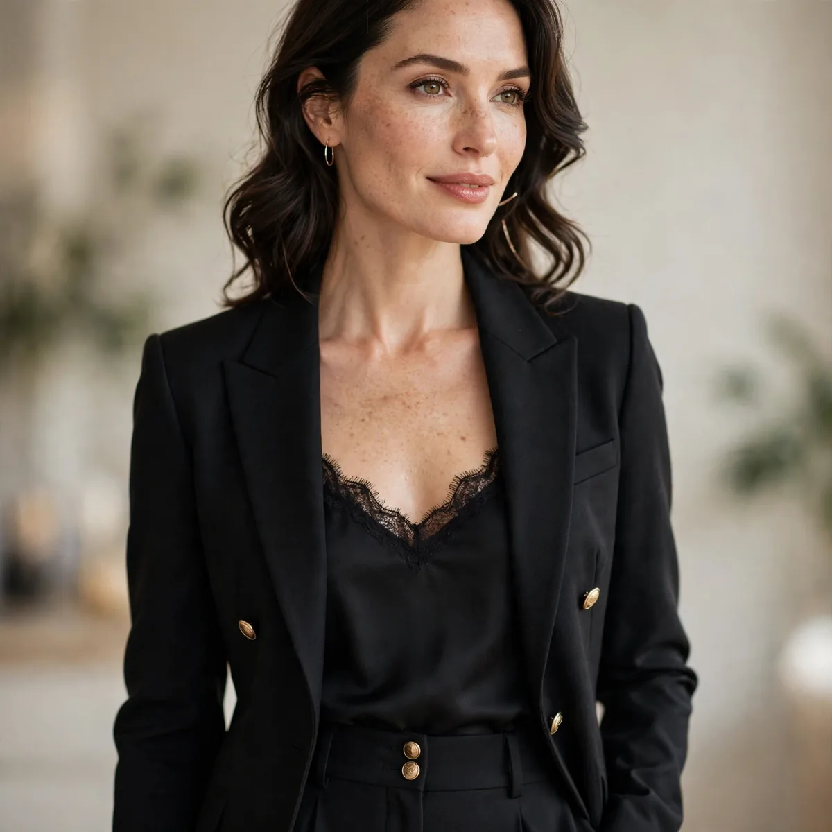 Tailored shorts suit cocktail