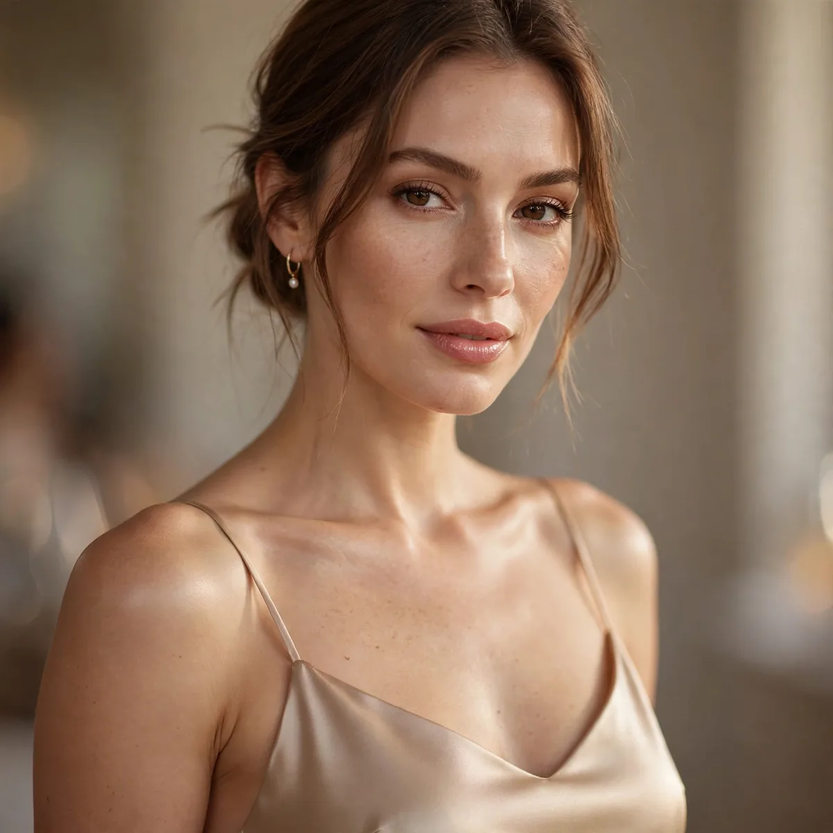 Midi slip dress cocktail party