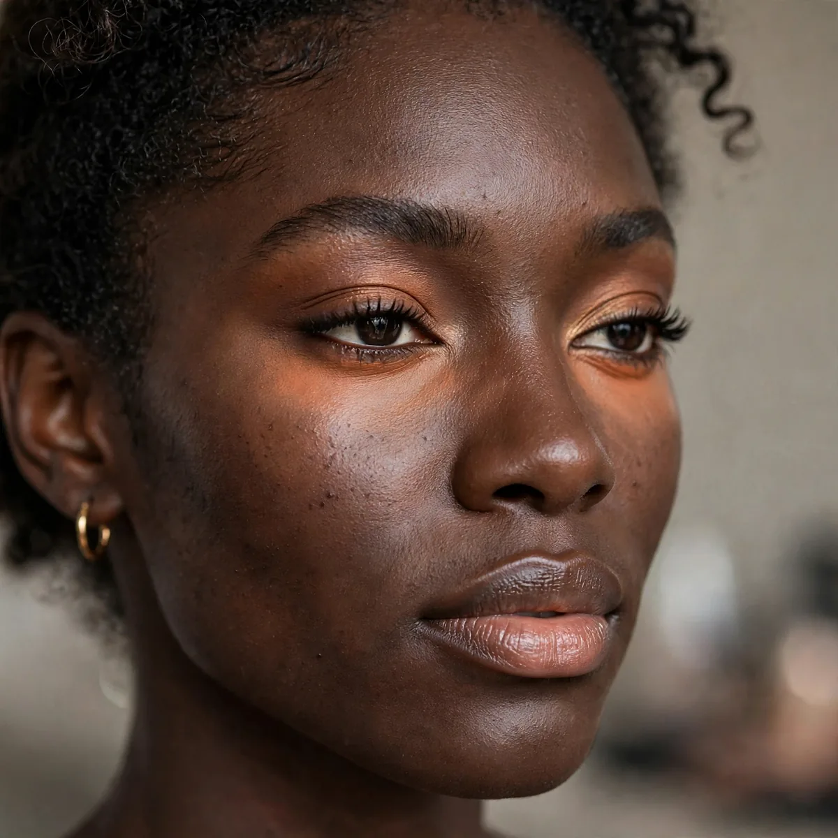 Orange corrector for deep skin tones
