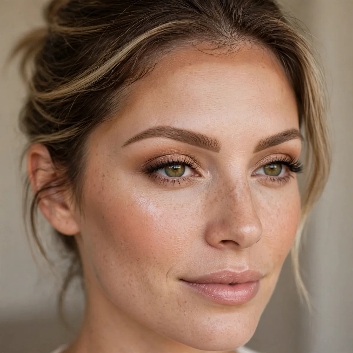 Forehead contour framing technique