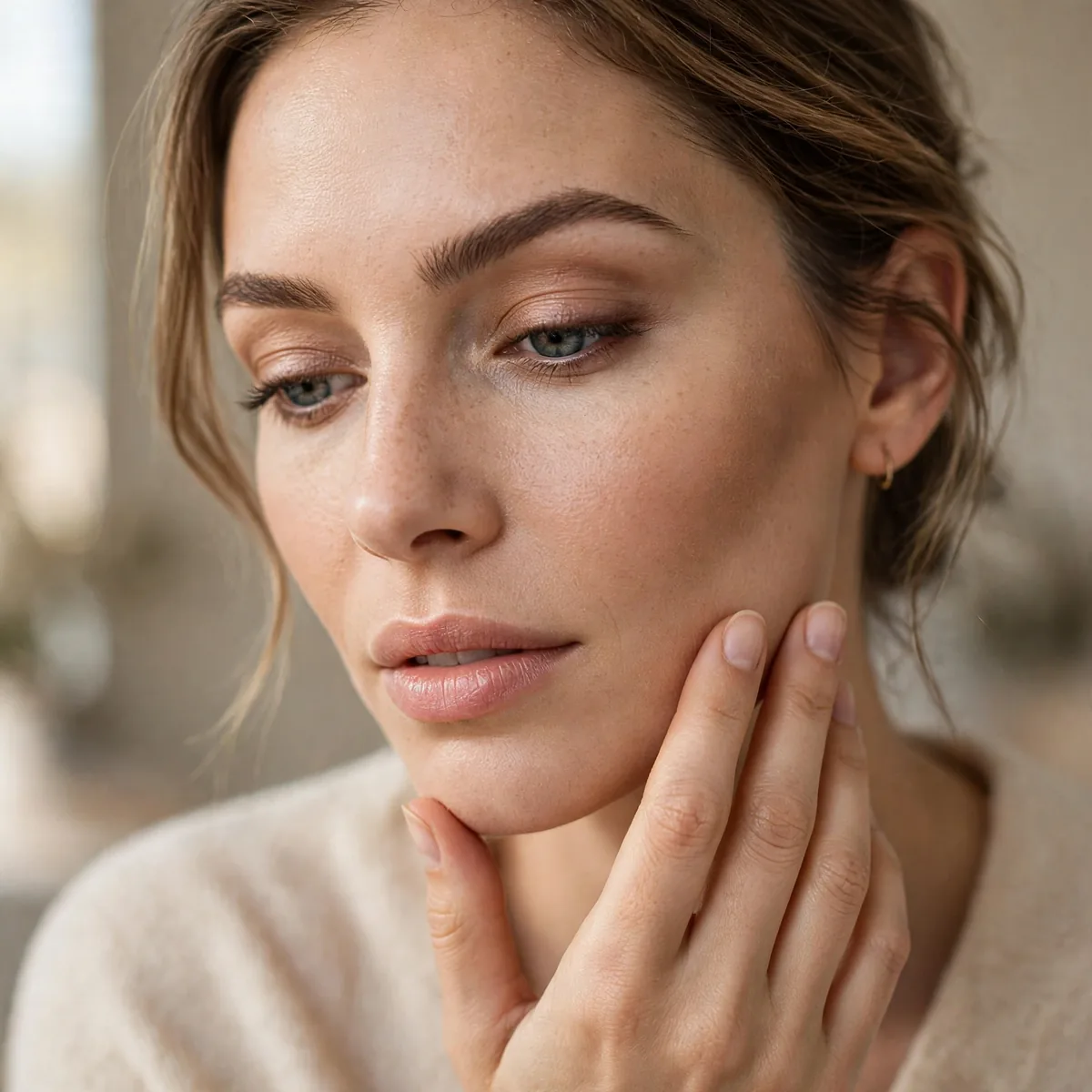 Checking contour in natural light
