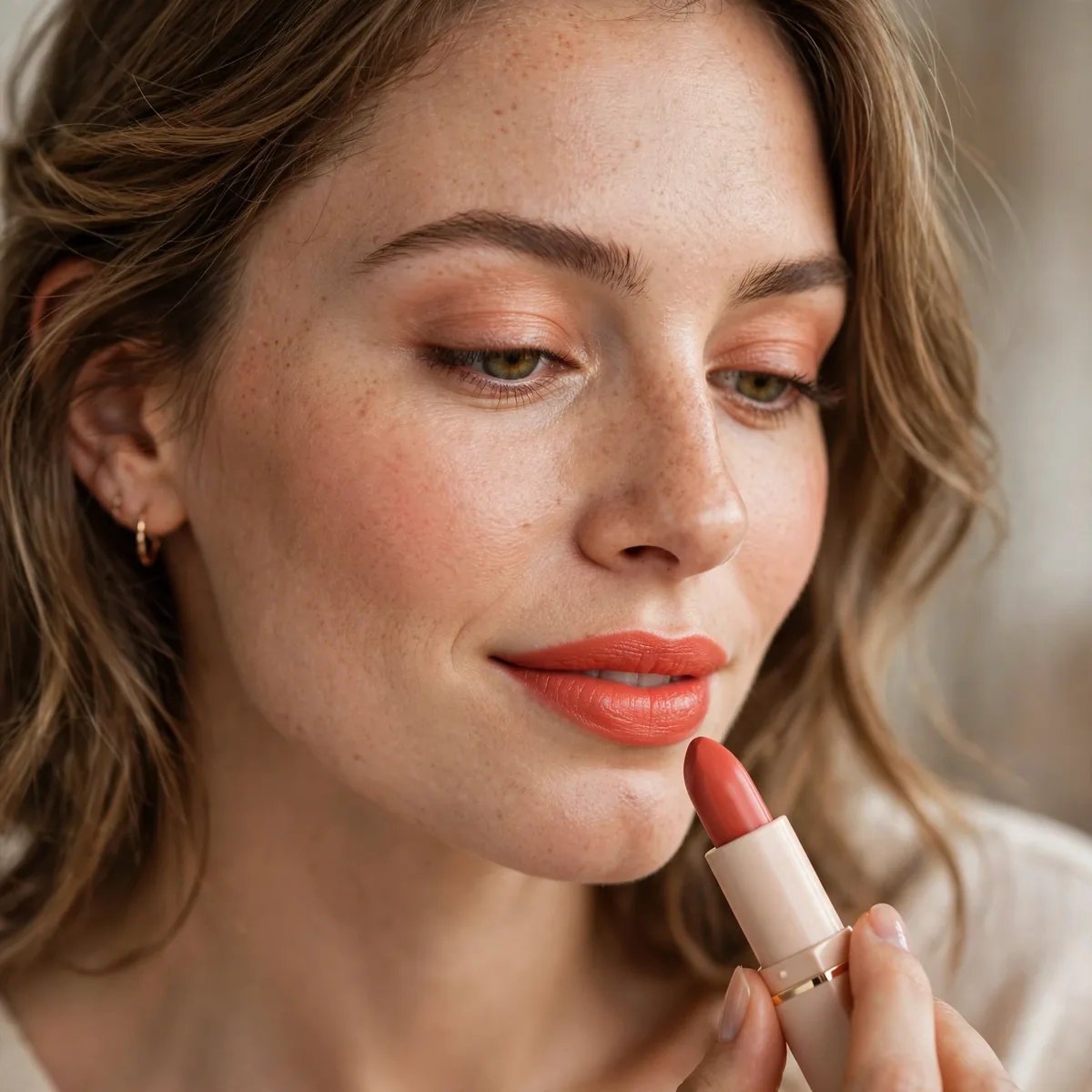 Finding perfect coral lipstick shade
