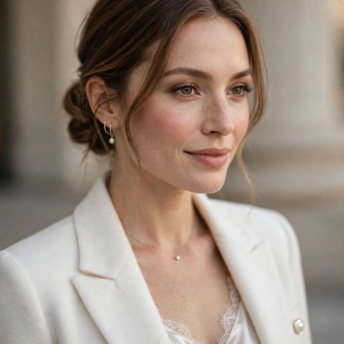 Bridal separates courthouse wedding