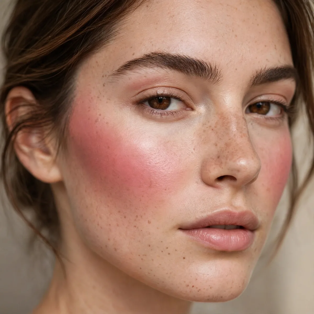 Layered cream blush intensity