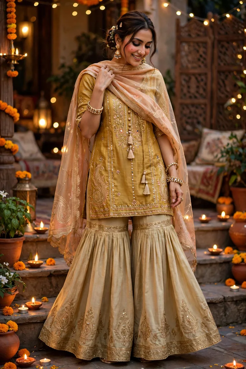 Sharara Set β Diwali festive look